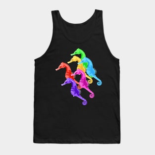 Sea Horses Parade Tank Top